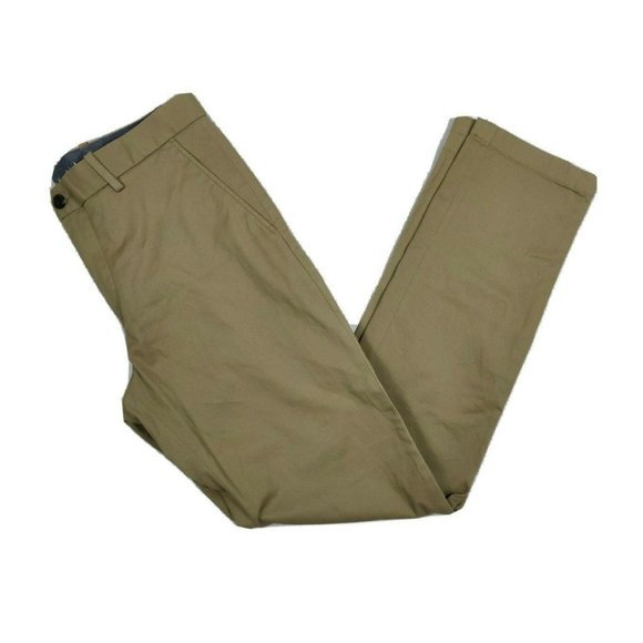 Perry Ellis Mens Pants 32*34 Chino Khaki Resist - Picture 4 of 14